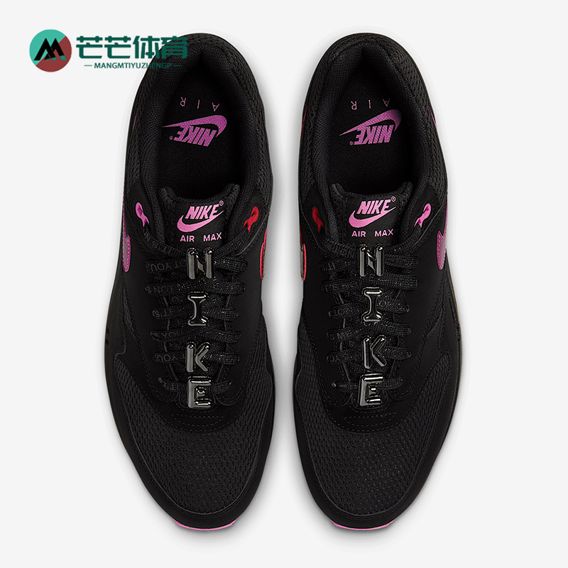 Nike/Nike Genuine Air Max 1 Men's and Women's Sports Air-Cushioned Wear-Resistant Shock-Absorbing Running Shoes Hv2302-001 Nike/Nike Genuine Air Max 1 Men's and Women's Sports Air-Cushioned Wear-Resistant Shock-Absorbing Running Shoes Hv2302-001