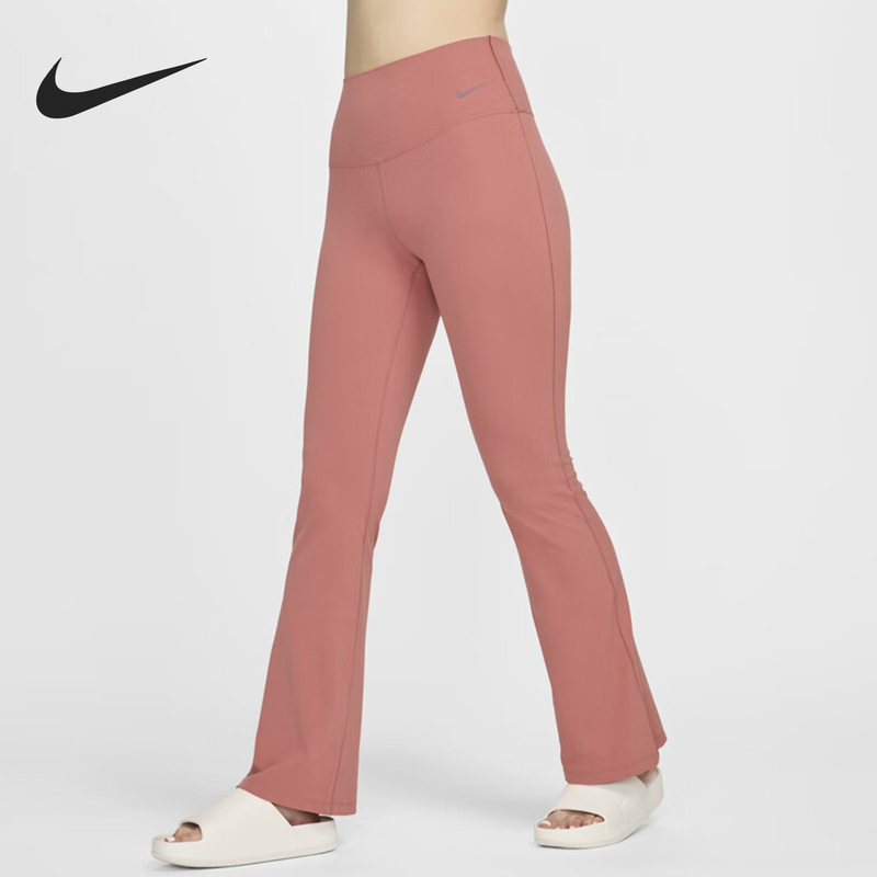 Nike Official Genuine New Women's High-Waisted Sports Training Tight Flared Pants Fv7922-634