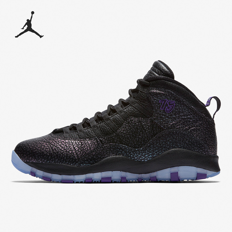 Nike/Nike Genuine Men's Round-Toe Lace-Up Wear-Resistant High-Top Retro Basketball Shoes 310805-018
