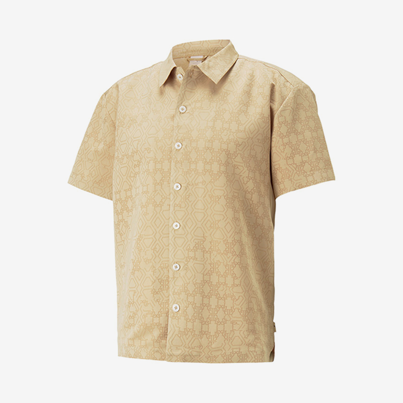 Puma Official Authentic New Season Men's and Women's Simple Classic Sports Short-Sleeved Shirt 539805