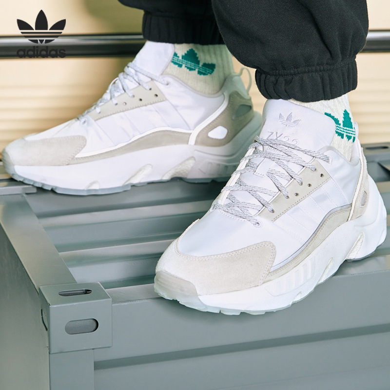Adidas/Adidas Official Genuine Trefoil Zx 22 Boost Men's and Women's Sports and Casual Shoes Hq8677