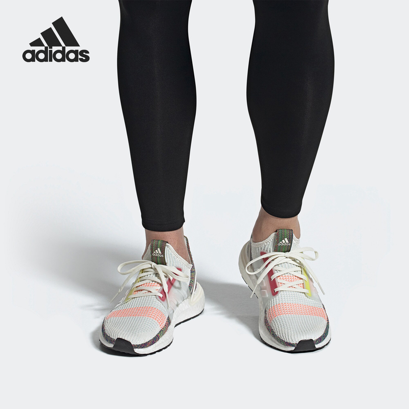 Adidas/Adidas Official Genuine Ultraboost 19 Pride Men's and Women's Running Shoes Ef3675
