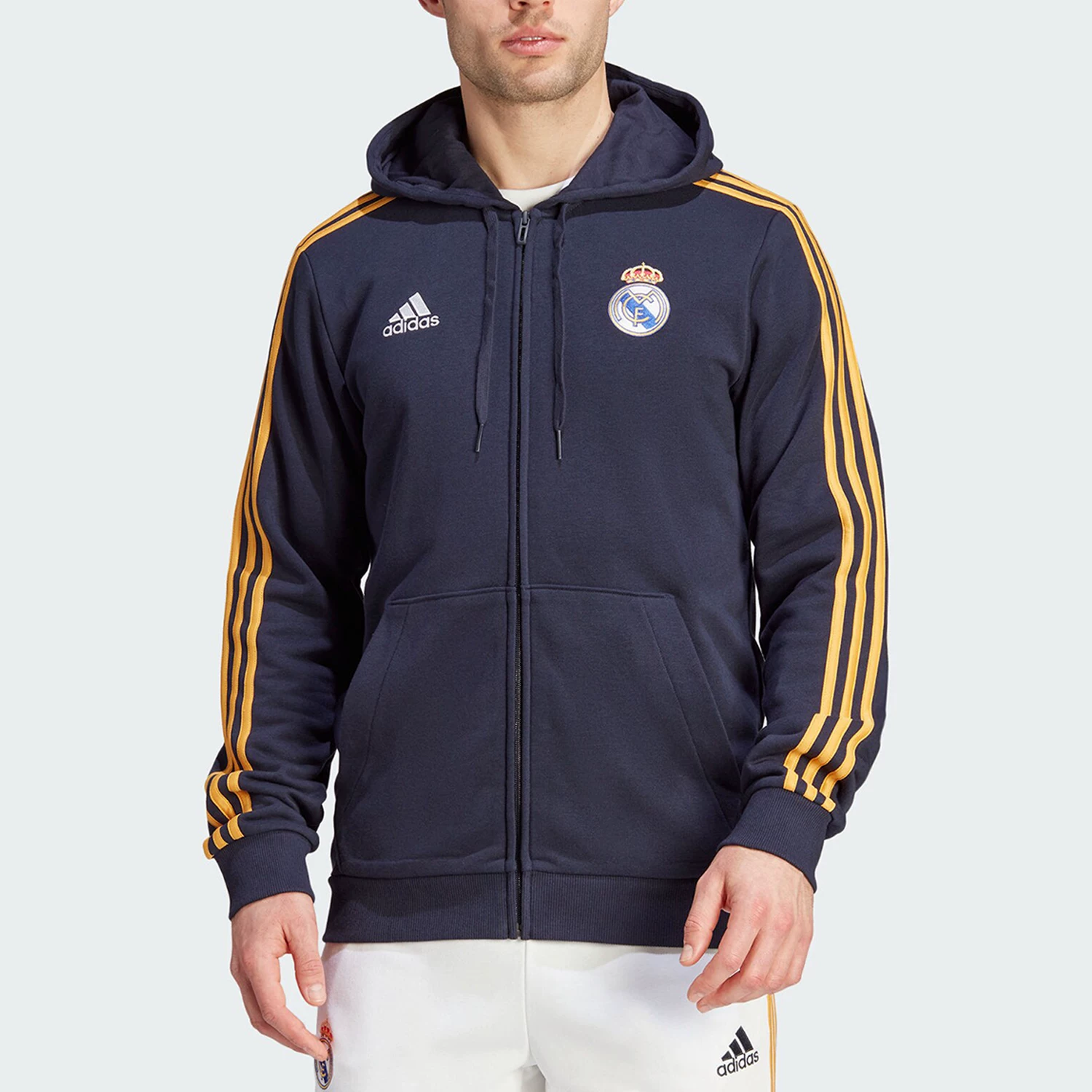 Adidas/ Футбольная куртка со спортивной капюшоном, официальный продукт