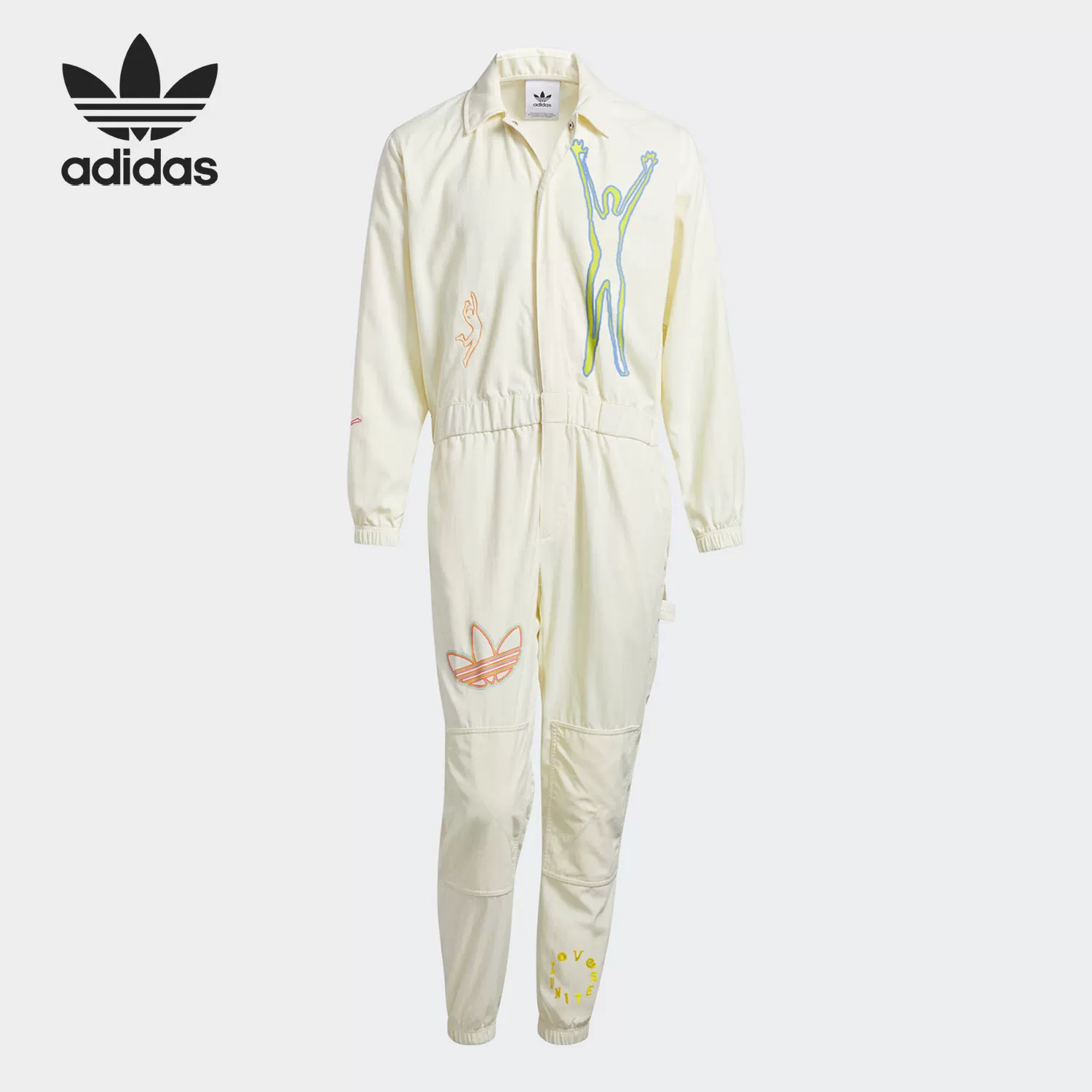 Спортивный костюм с длинным рукавом Adidas, дышащий, для мужчин и женщин