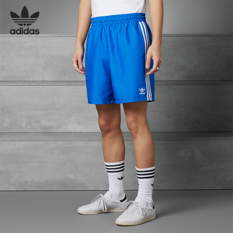 Adidas/Adidas Official Authentic Collaboration Model Manchester United Football Men's Sports Breathable Shorts Ip5549
