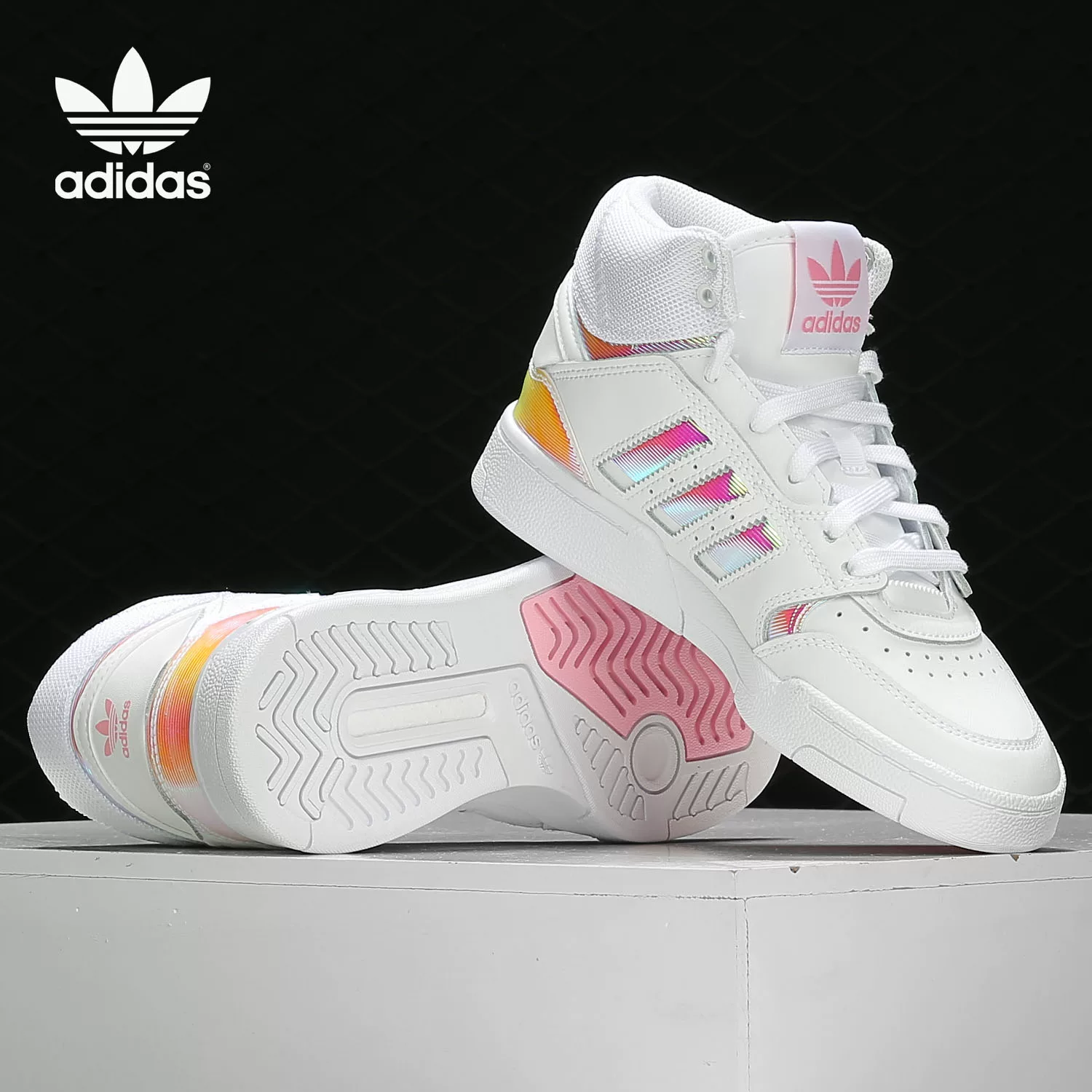 Кроссовки высокие мужские и женские Adidas Authentic season clover новые повседневные кроссовки EG3634