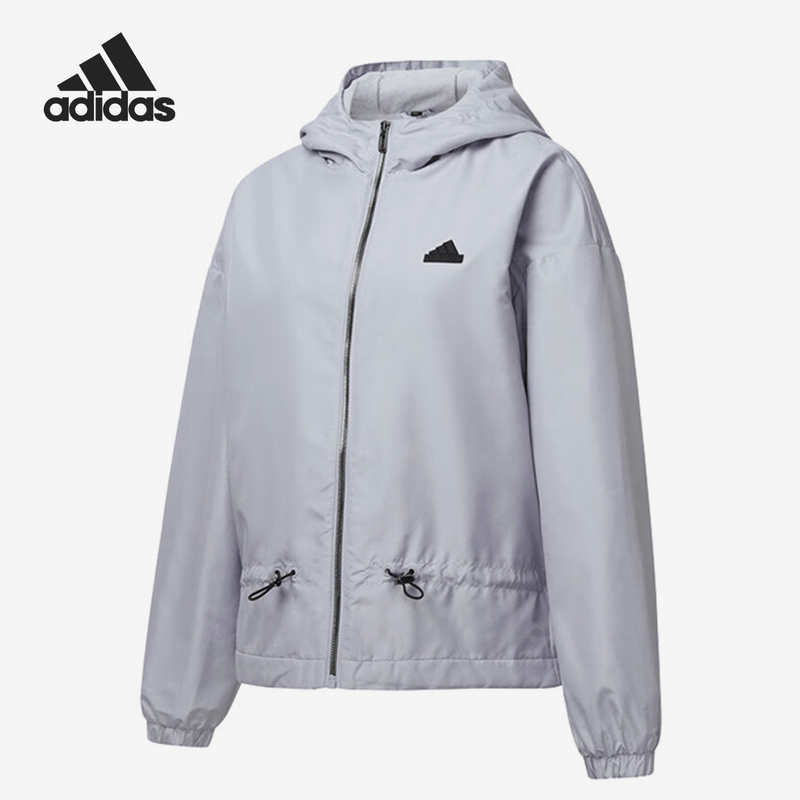 Adidas/Adidas Official Authentic New Women's Woven Hooded Sports Casual Jacket Iz3167 Adidas/Adidas Official Authentic New Women's Woven Hooded Sports Casual Jacket Iz3167