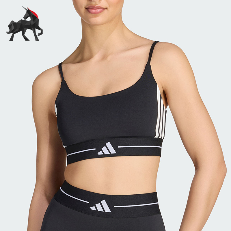 Adidas/Adidas Genuine Hyperglam Women's Classic Removable Chest Pad Sports Bra Kw4415 Adidas/Adidas Genuine Hyperglam Women's Classic Removable Chest Pad Sports Bra Kw4415