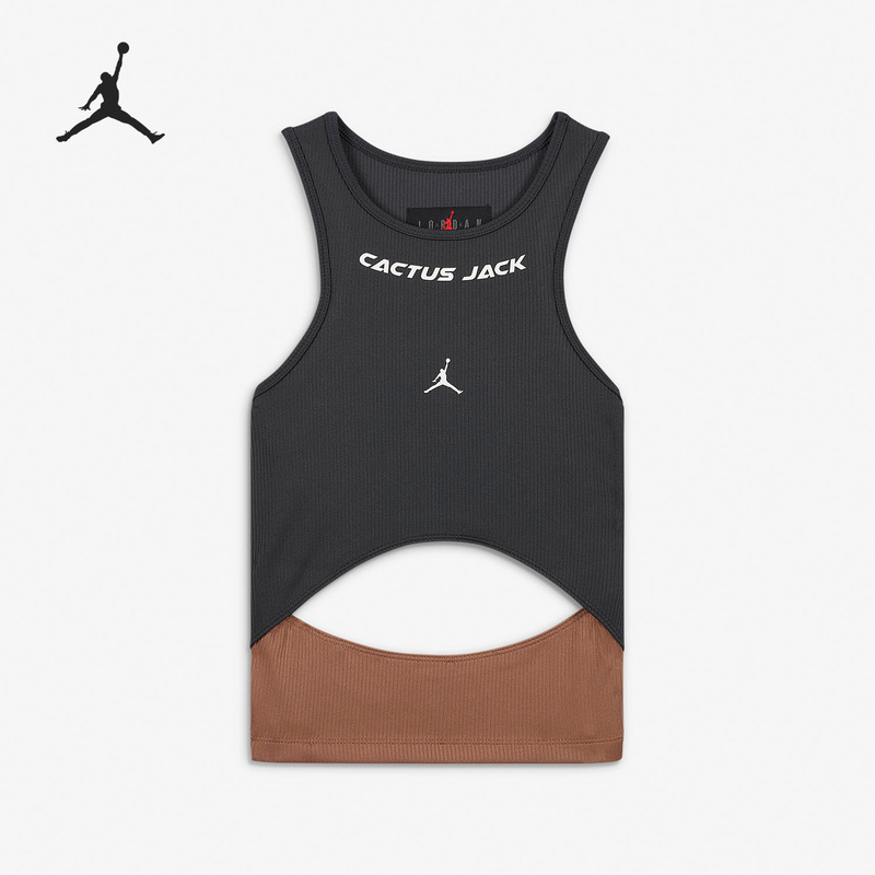 Nike Official Authentic Jordan Travis Scott Women's Sports Vest Dx6173-070