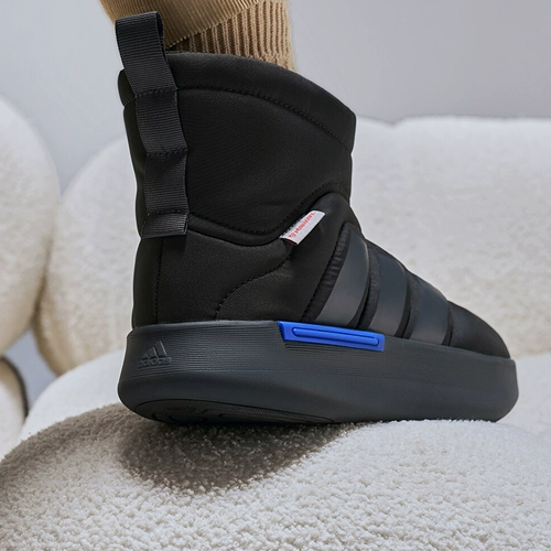 Adidas/阿迪达斯 Официальные аутентичные новые мужские и женские теплые нескользящие повседневные хлопковые туфли с высоким берцем JR0067.