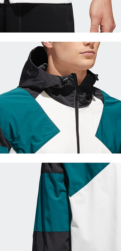Áo khoác thể thao nam có mũ trùm đầu mới chính hãng Adidas CV5956 - Áo khoác thể thao / áo khoác