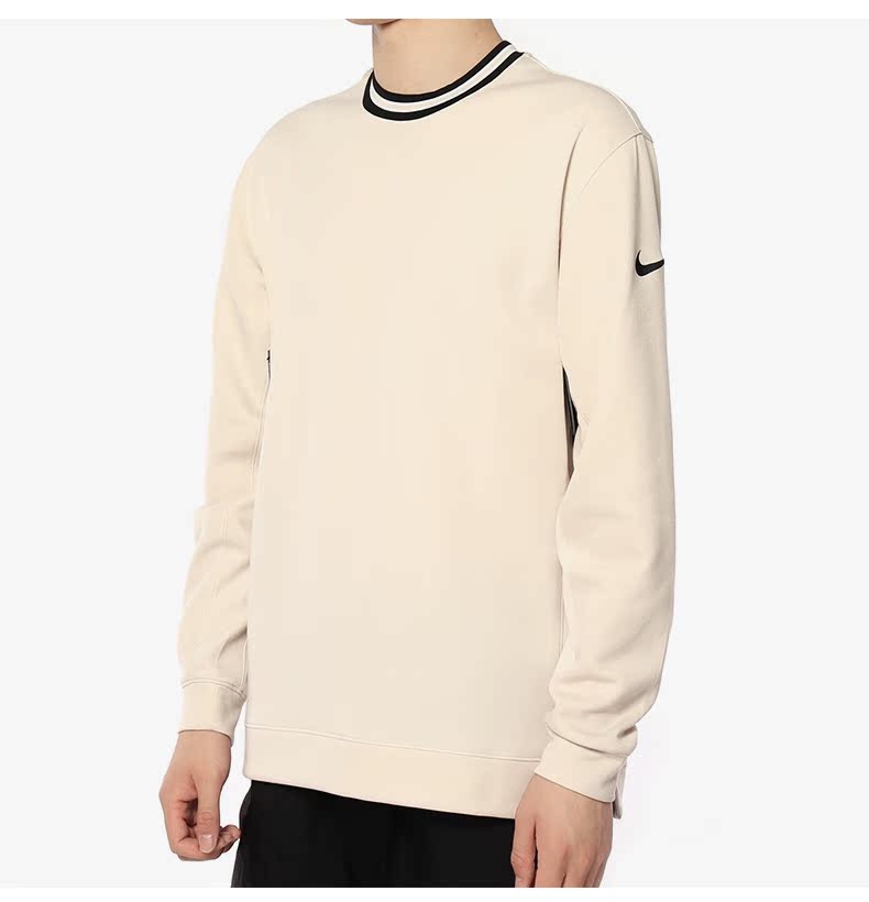 Nike / Nike Authentic men 2019 áo thể thao mới bóng rổ áo len cổ tròn giản dị AJ3534 - Thể thao lông cừu / jumper áo thun dài tay