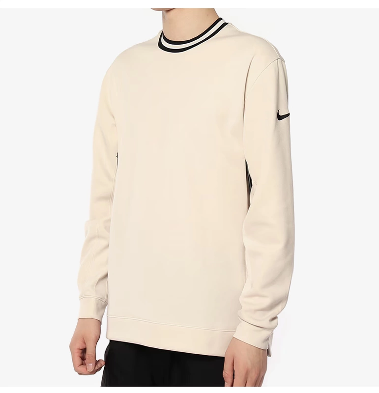 Nike / Nike Authentic men 2019 áo thể thao mới bóng rổ áo len cổ tròn giản dị AJ3534 - Thể thao lông cừu / jumper sweater nam form rộng