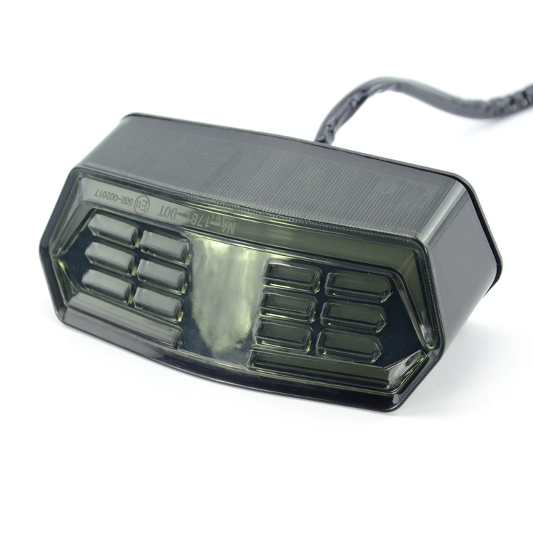 Xe máy sửa đổi đèn phanh nhỏ quái vật MSX125 khỉ nhỏ phía sau đèn hậu M3 Vương Giang búp bê đèn báo rẽ đèn led 7 màu cho xe máy
