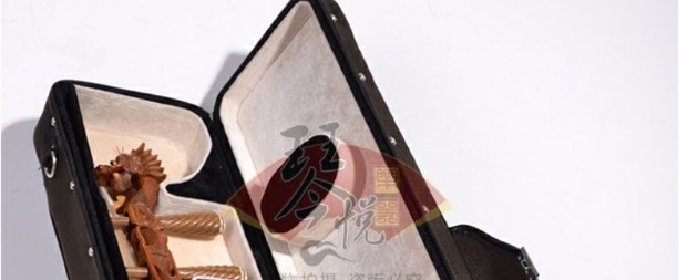 Nhạc cụ quốc gia Thượng Hải Wu Yue thương hiệu đàn hương xanh lá cây với sự lựa chọn tốt của da lộn Thượng Hải Qinqin thủ công - Nhạc cụ dân tộc sáo inox