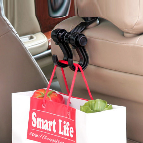 Hook-black backrest-linked car for car hook-in-car with hook supplies
