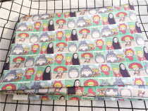 Cartoon Fabric Fine Canvas Printed Handmade Diy Fabric Sofa Cover Fabric Bag Dorm Room Table Cloth Without Face Male Cat