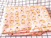 Cartoon fabric fine canvas printed handmade diy fabric sofa cover fabric bag Dormitory Table Budda Duck