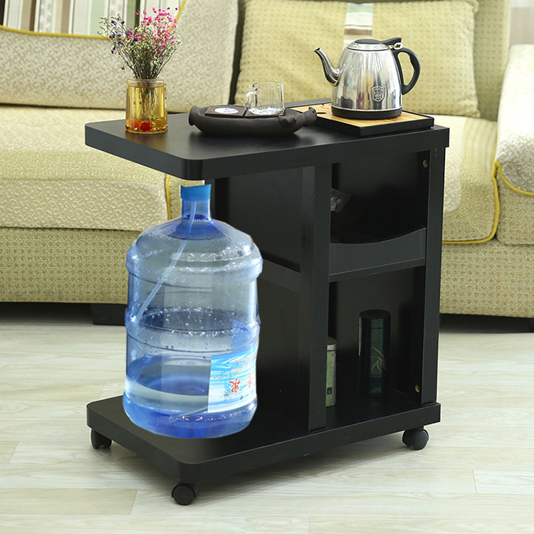 Coffee table simple modern sofa side table corner furniture storage simple coffee table movable wooden small coffee table table