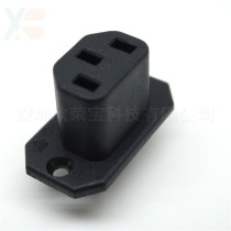 Taiwan RICH BAY socket R-302A2 female socket with screw hole convex all copper environmental protection power socket