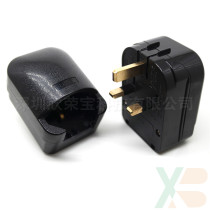 Conversion English plug (with ground wire) ST-6 German French conversion British European English Interchange India