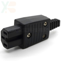 Power connector C13 connector AC power terminal WD-09 plug female seat all copper environmental protection power female plug