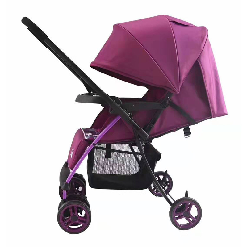 Three Music Baby Stroller Two-way Can Sit Down Light Portable All Season Universal Key-To-Car Shock-Proof Stroller Bb B B