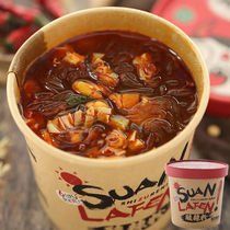 Food people Chongqing spicy hot belly cool sour and spicy powder 150g instant silk 3 kinds of net sweet potato powder 3 barrels