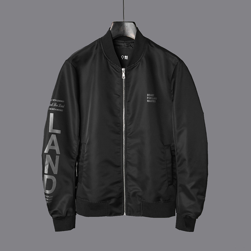 Clearance Buy #9 Charm High end Men's WMN8F0009 Letter Print Slim Jacket Coat 2021 Spring