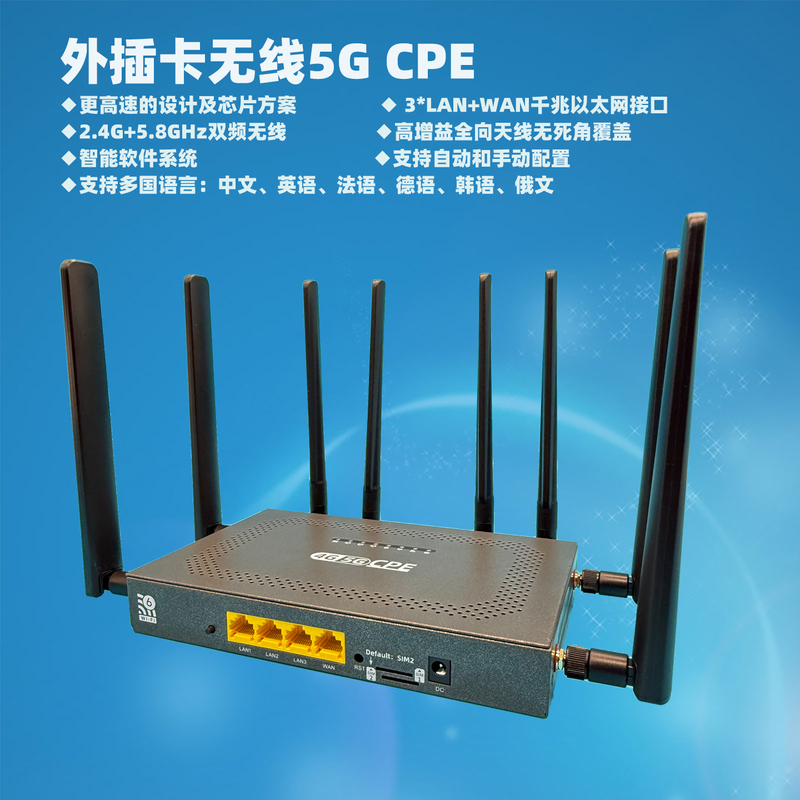 Hong Kong and Taiwan Plug-In 5g Wireless Router Dual-Band Wifi Europe North America South America Australia Usa Southeast Asia Simcpe