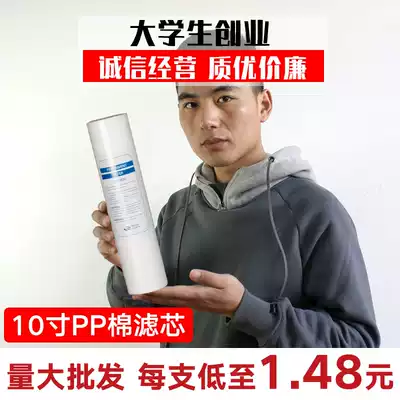 10 inch ppcotton filter element 5 micron 1 micron household water purifier water filter polypropylene spray melting PPF cotton accessories