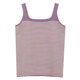 DM100 large size 100% women's slightly fat 2024 spring new slim bottoming knitted striped camisole