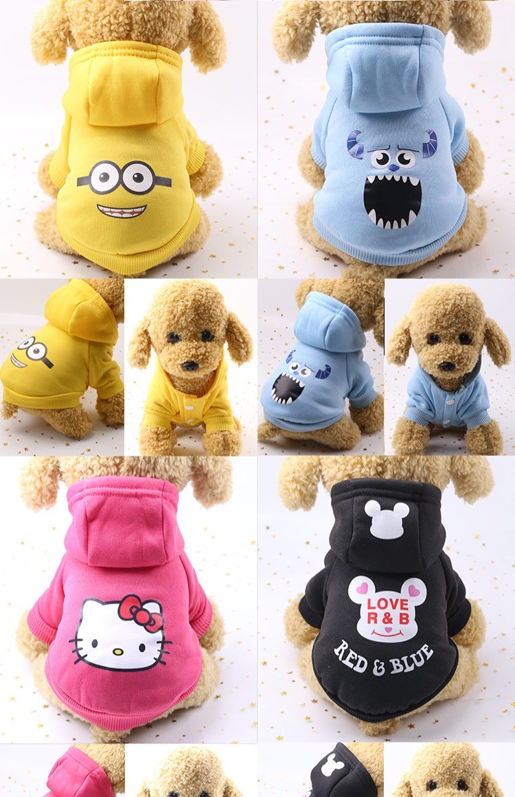 Quần áo cho chó quần áo mùa xuân và mùa thu nữ Teddy chó nhỏ hơn chó Xiong Bomei - Quần áo & phụ kiện thú cưng áo cho chó pug
