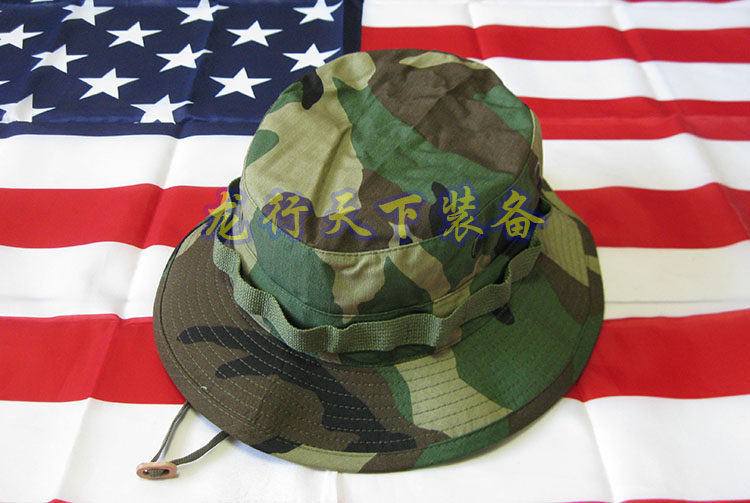 Original in the United States New Original Packaging Military Regulation Merchant Edition Four Colors Jungle Four Bush BDU Penni Hat Round-edged Hat