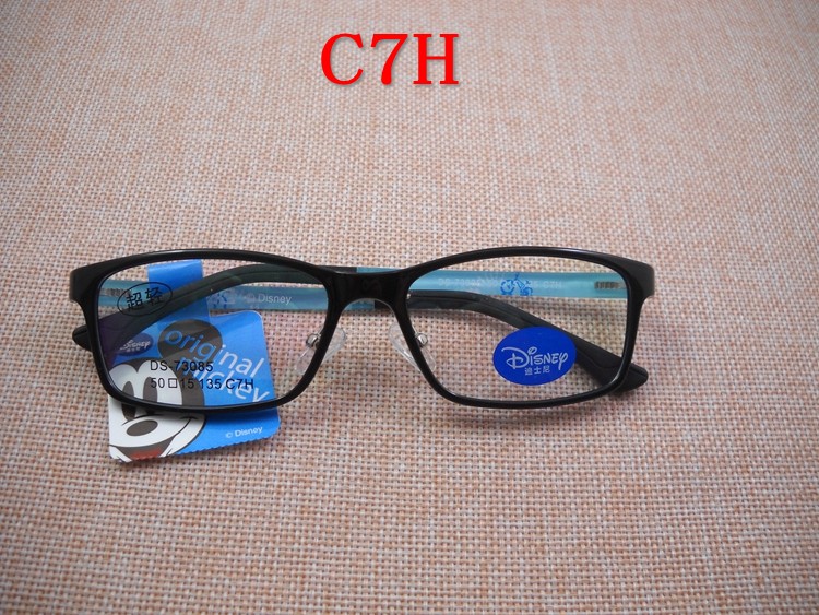 Disney Disney TR90 siêu nhẹ khung trẻ em chống trượt cận thị nhược thị DS-73085 10-12 tuổi gọng kính tròn