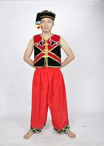 New ethnic minority Wa mens clothing gourd silk dance performance clothing Minotaur stage performance clothing