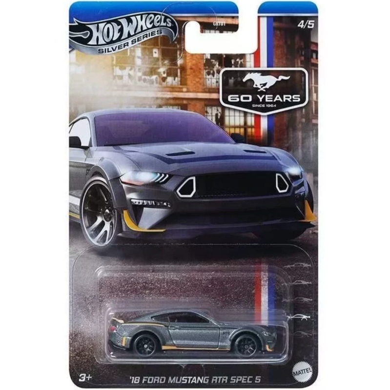 Hotwheels Ford Mustang 60Th Anniversary Gray 18 Ford Mustang Rtr/