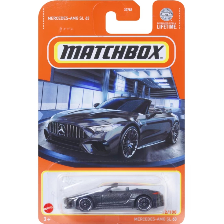 Matchbox Mercedes Sl63 Supercar Dark Gray Mercedes Sl63 72 24D