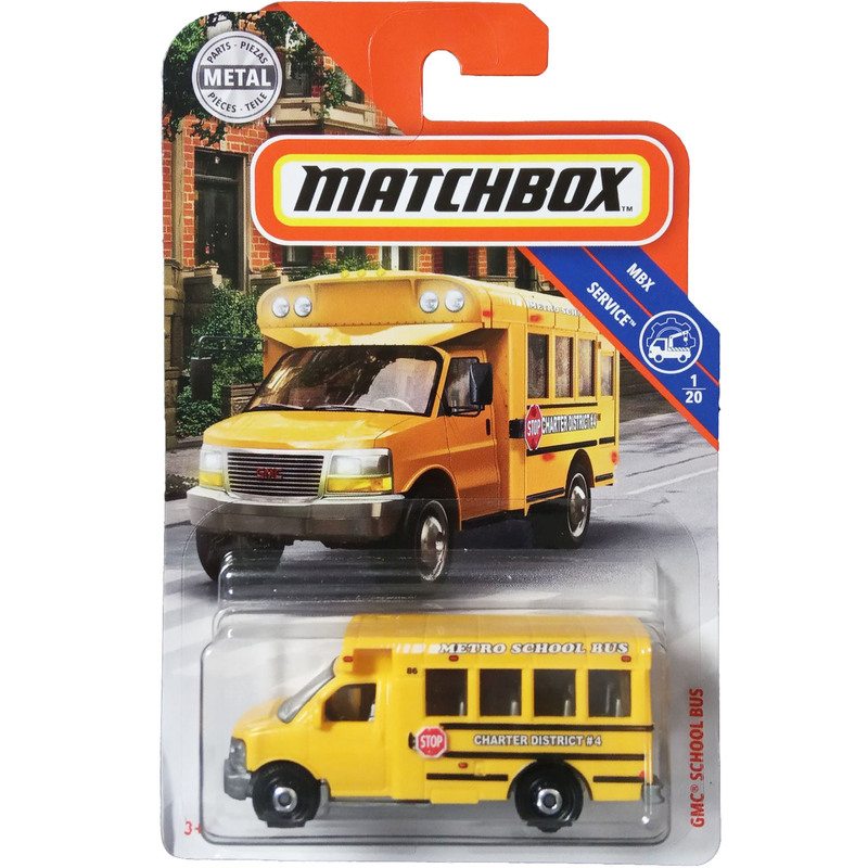 Matchbox Matchbox Alloy Car Gmc School Bus School Urban Car/Gmc School Bus 9R
