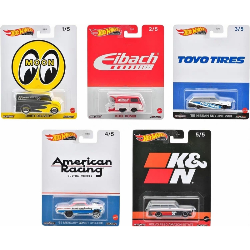 Hot Wheels Pop Culture Moon Eyes Volkswagen Winter Melon Skyline Volvo Mercury Dlb45
