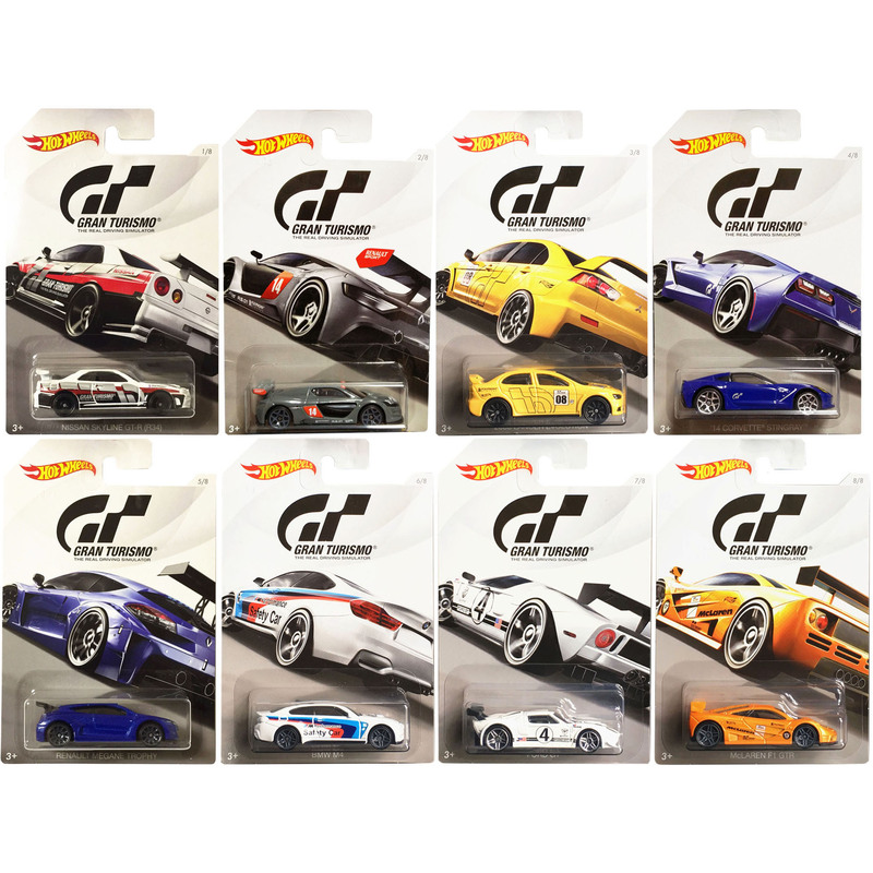 Hot Wheels Gt Racing Collection Fkf26 War God Mclaren Mitsubishi Bmw Megane Rare