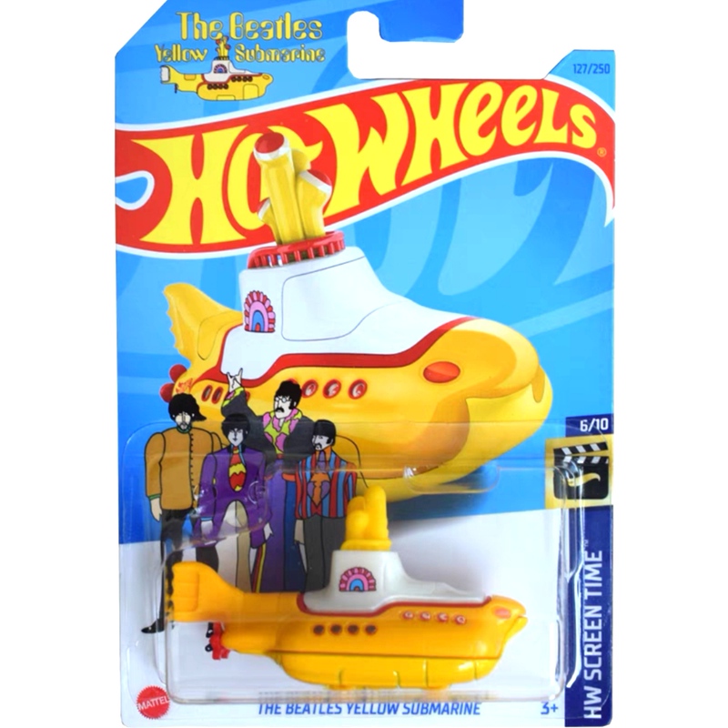 Hotwheels Beatles Yellow Submarine Movie Yellow Submarine 127 23F