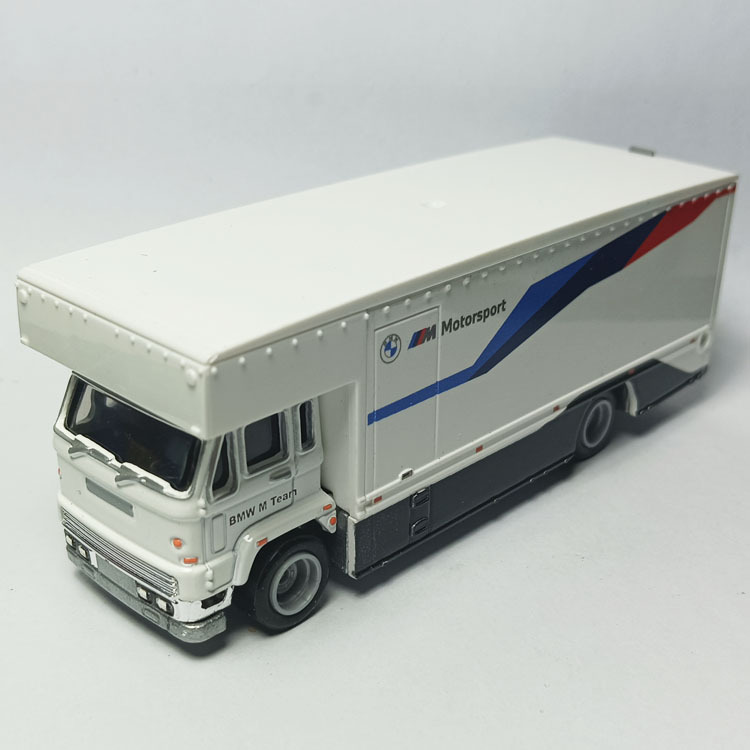 Hotwheels Bmw Team Transport Truck White Garage Fleet Flyer