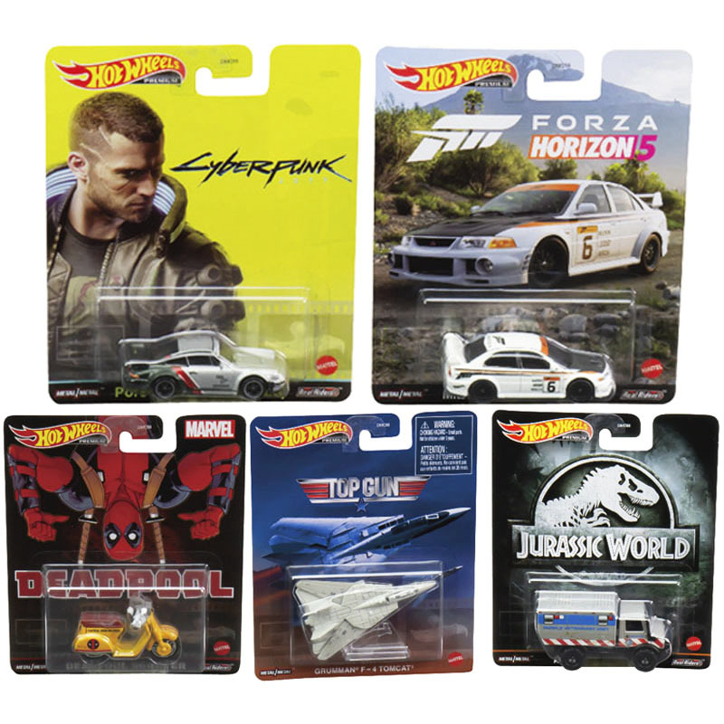 Hot Wheels Hotwheels Entertainment Culture Cyberpunk 2077 Porsche Mitsubishi Evo Forza Dmc55