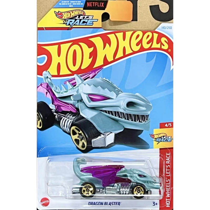 Hotwheels Super Flying Dragon Monster Car Blue Dragon Blaster 140 24g