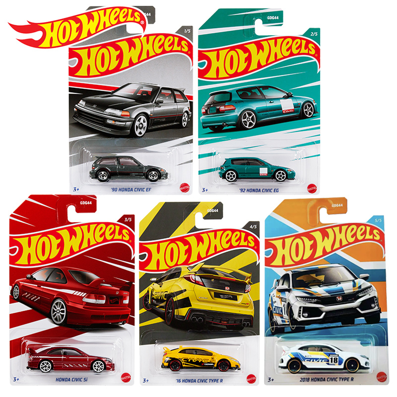 Hot Wheels Hotwheels Honda Civic Set Honda Eg Ef Type R Si/Sports Car Fpy86