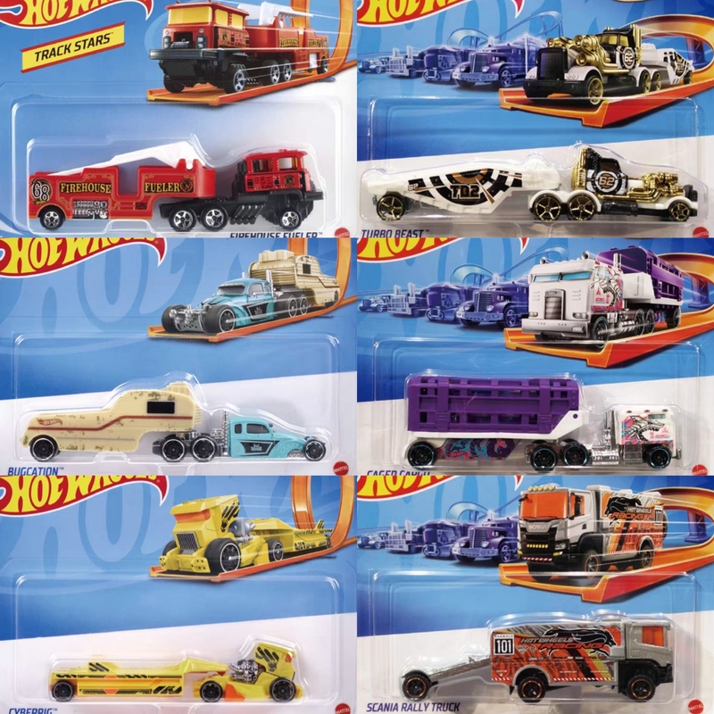 Hotwheels Rail Truck Set Scania Beetle Sci-Fi Truck Bfm60