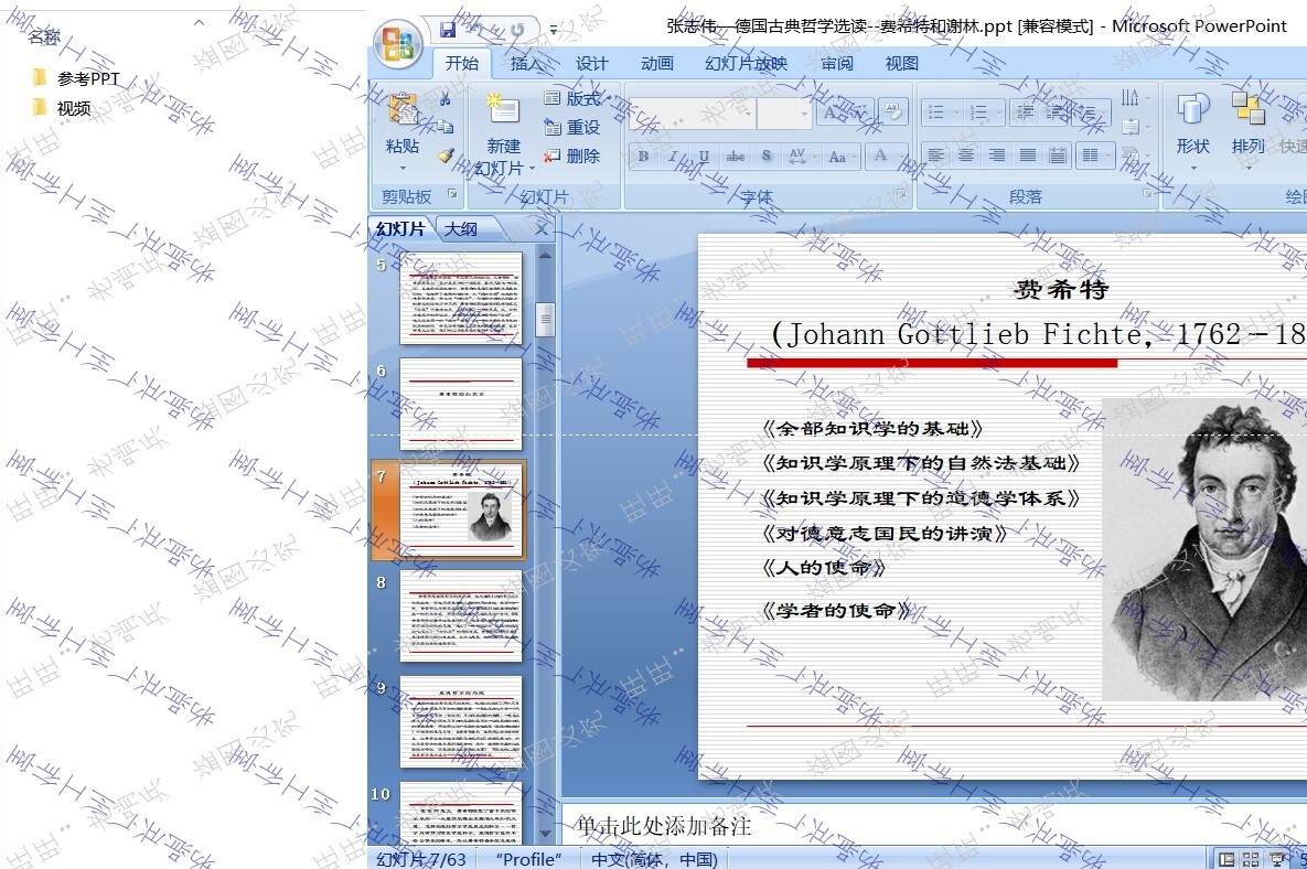 德国哲学选读教程人大张志伟视频全57讲,深度学习哲学的宝藏资源?-升学/考研-淘宝好物网