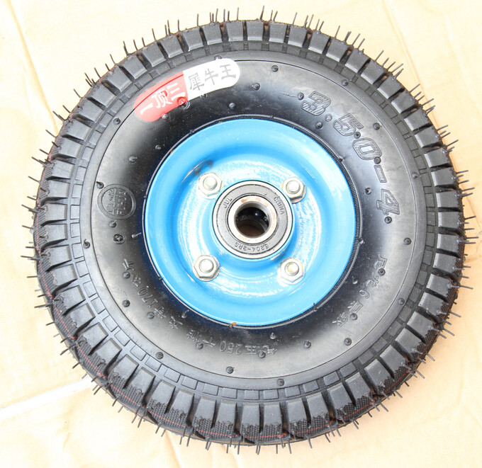 10 Inch 6 Level Thickened Pneumatic Tire Pneumatic Tire Inflatable Tire CHEERING CASTORS WHEEL PULLEY WHEELS