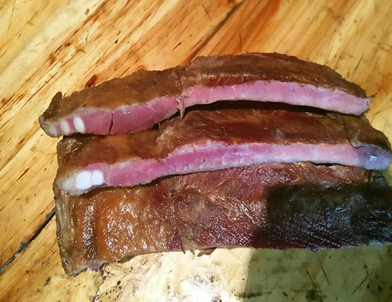 Chongqing Fengjie Smoked and dried straight ribs Ribs Soft Rib Platoon Sichuan Salty Farmhouse Homemade Preserved Meat Food Vacuum Packing